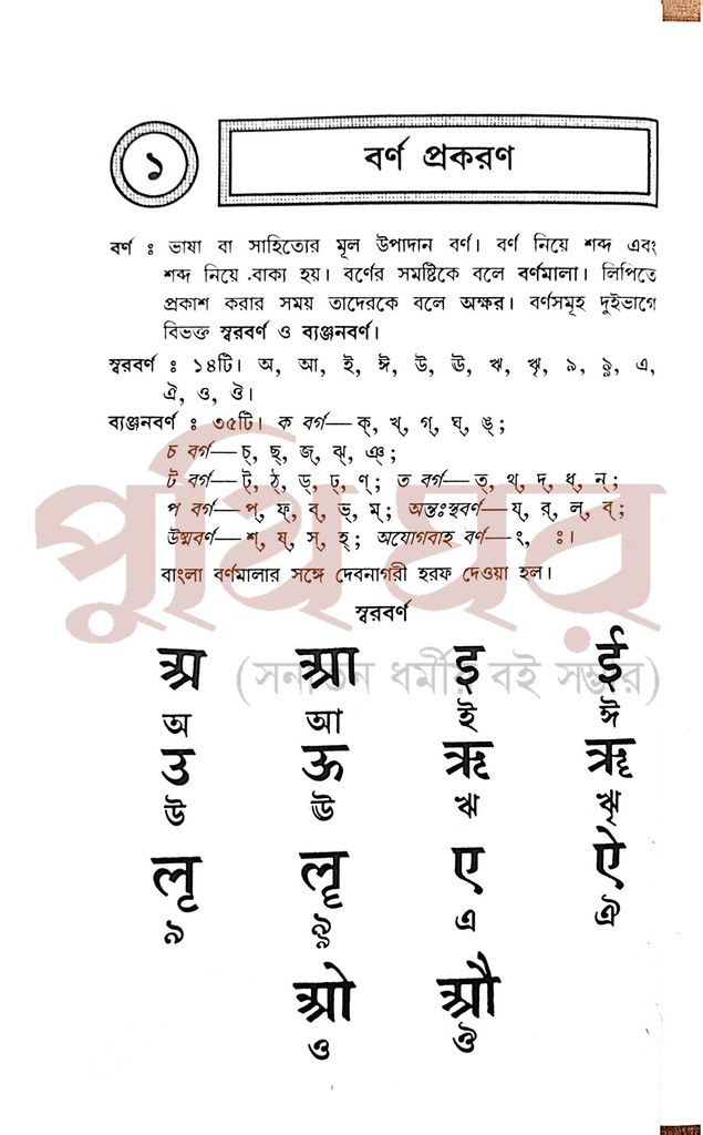 ব্যাকরণ কণিকা